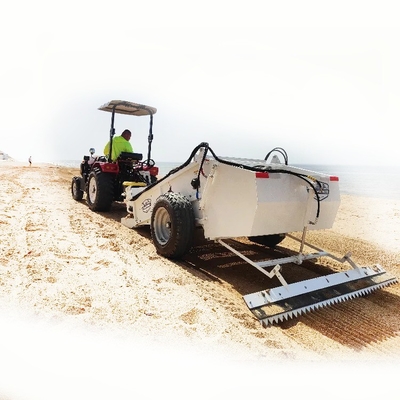 Máquina de limpeza de areia de praia de aço de 1200 kg para aplicações ambientais