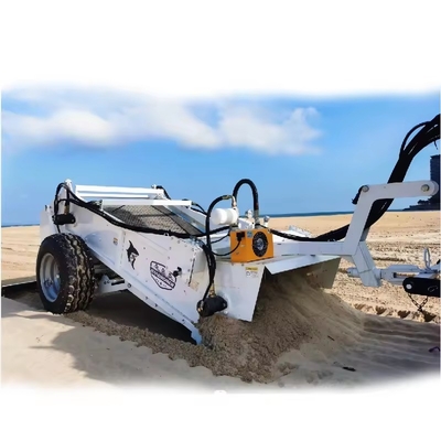 Máquina de limpeza de praia de aço 1400 Tractor para limpeza de praia
