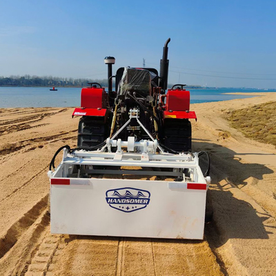 Ecrã de vibração controlado hidráulicamente para limpeza de praias de areia a nível industrial